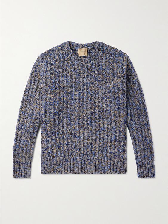 Dark grey cashmere sweater from Federico Curradi