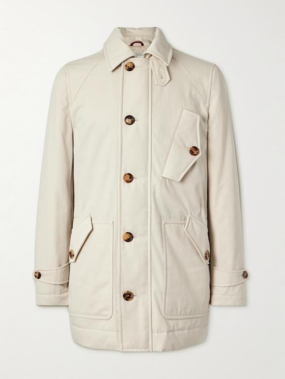 White coat from Brunello Cucinelli