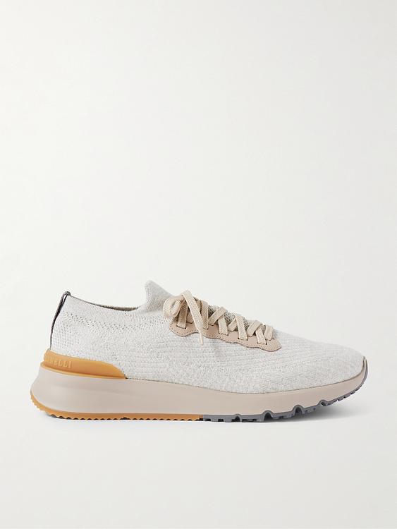 Beige sneakers from Brunello Cucinelli