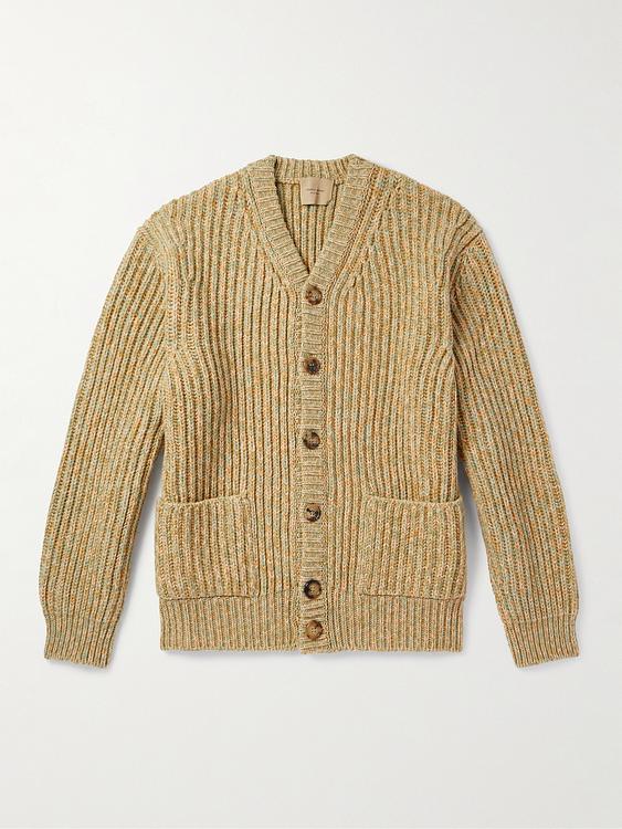 Taupe cardigan from Federico Curradi