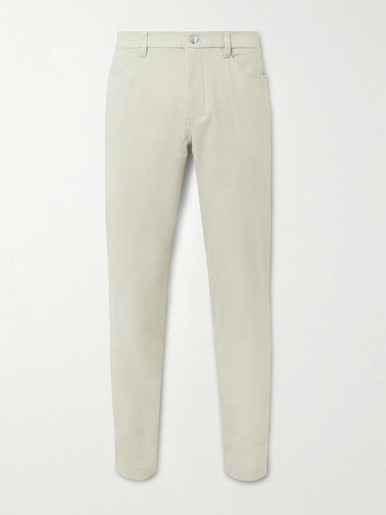 Grey chinos from Lululemon