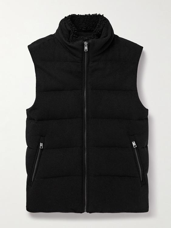 Black vest from Ralph Lauren Purple Label