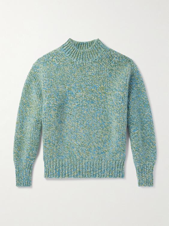 Green sweater from Federico Curradi