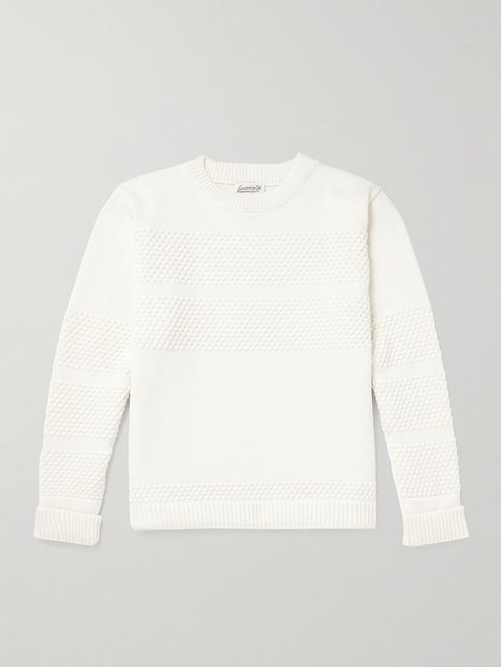 White sweater from S.N.S. Herning