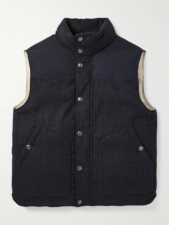 Black vest from Brunello Cucinelli