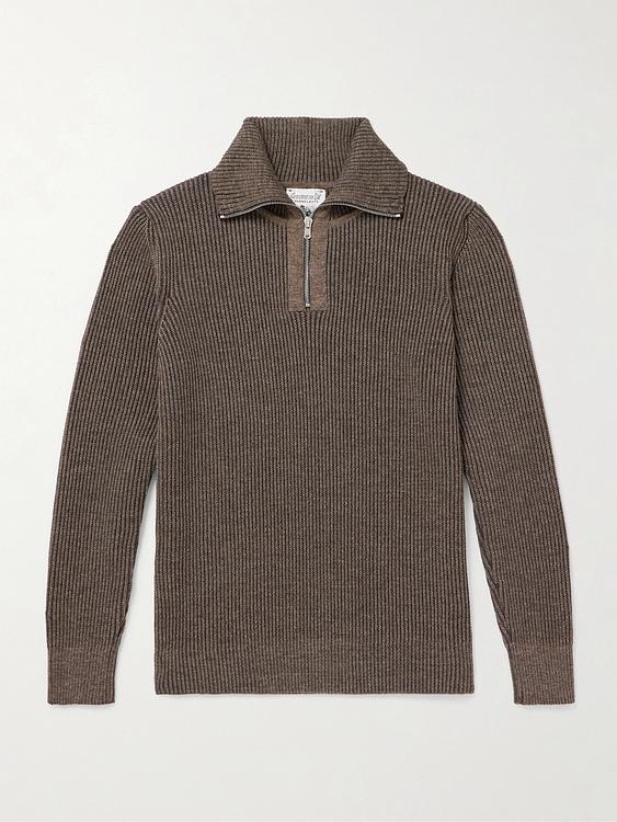 Taupe half-zip from S.N.S. Herning