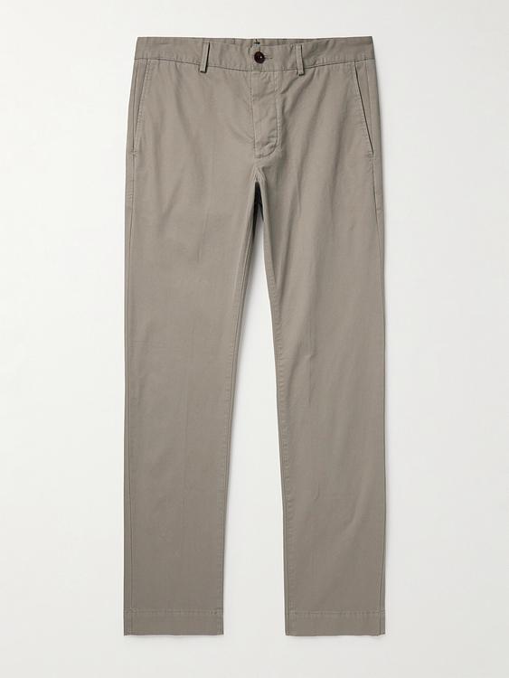 Grey chinos from Sid Mashburn