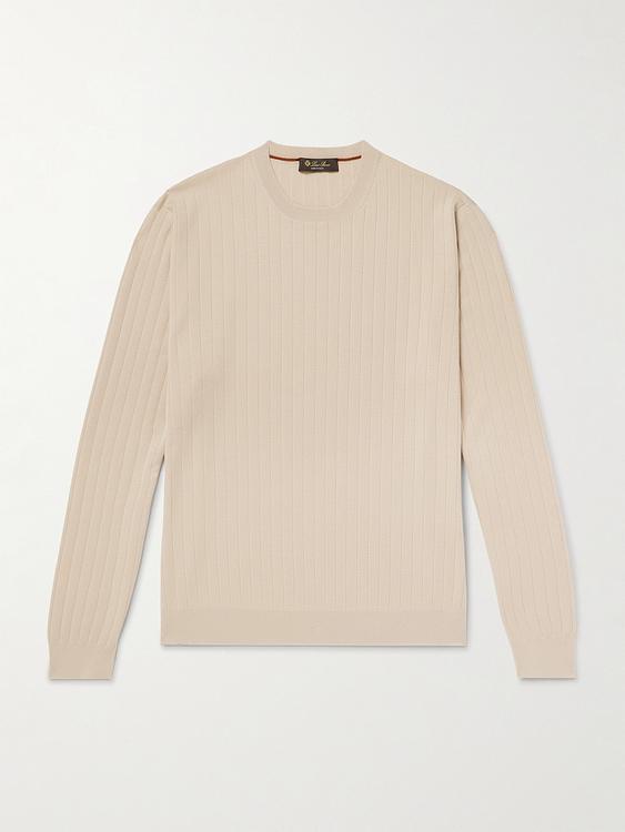 Beige sweater from Loro Piana