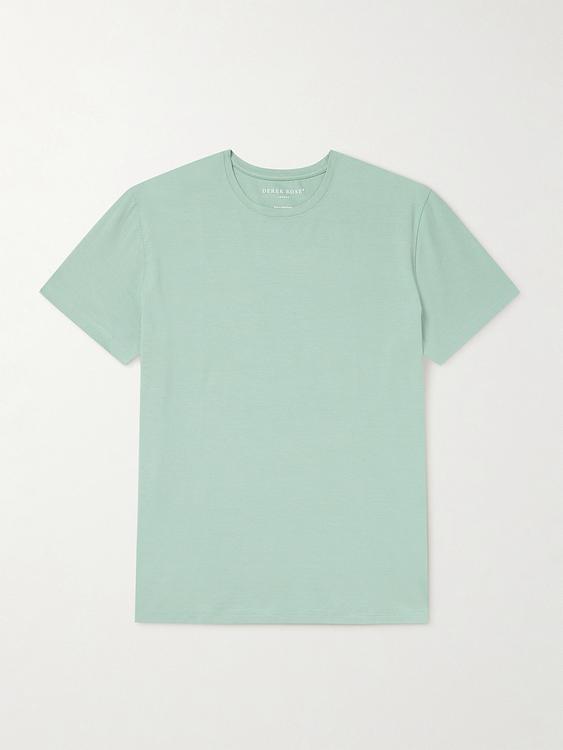 Light green t-shirt from Derek Rose