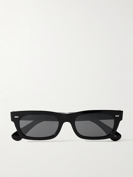 Black d-frame sunglasses from Oliver Peoples