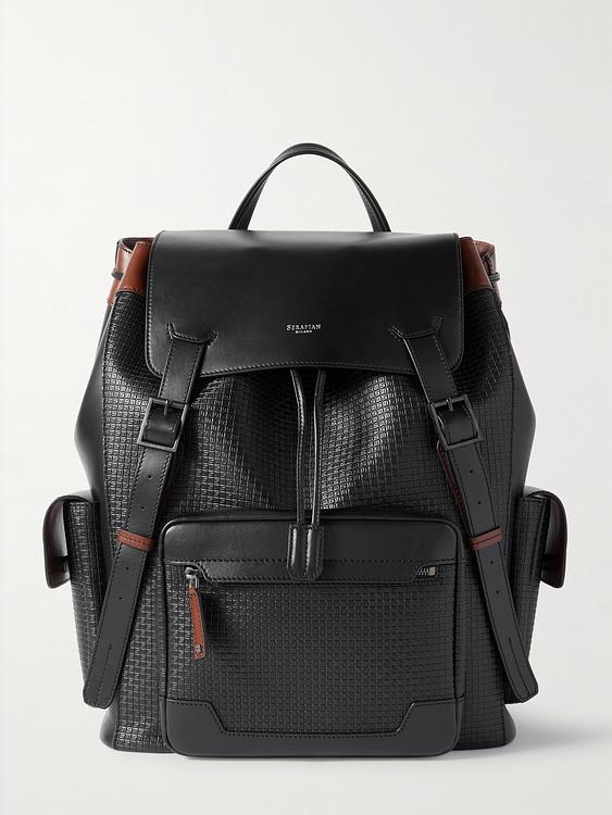 Black backpack from Serapian