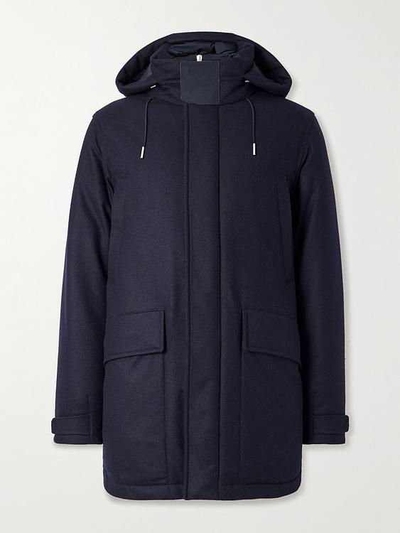 Black parka from Zegna