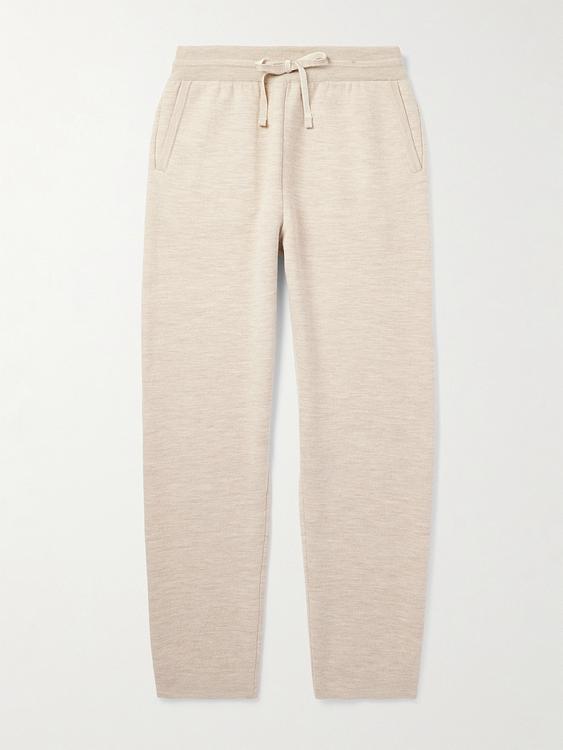 Beige sweatpants from Loro Piana