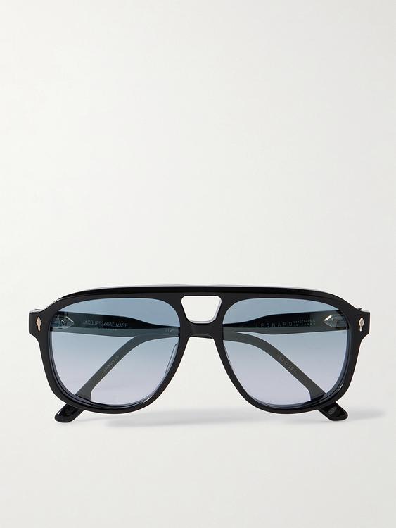 Black d-frame sunglasses from Jacques Marie Mage