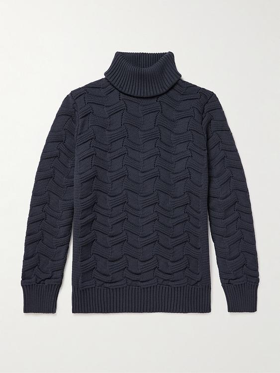 Black turtleneck from S.N.S. Herning