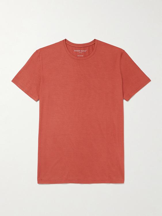 Red t-shirt from Derek Rose