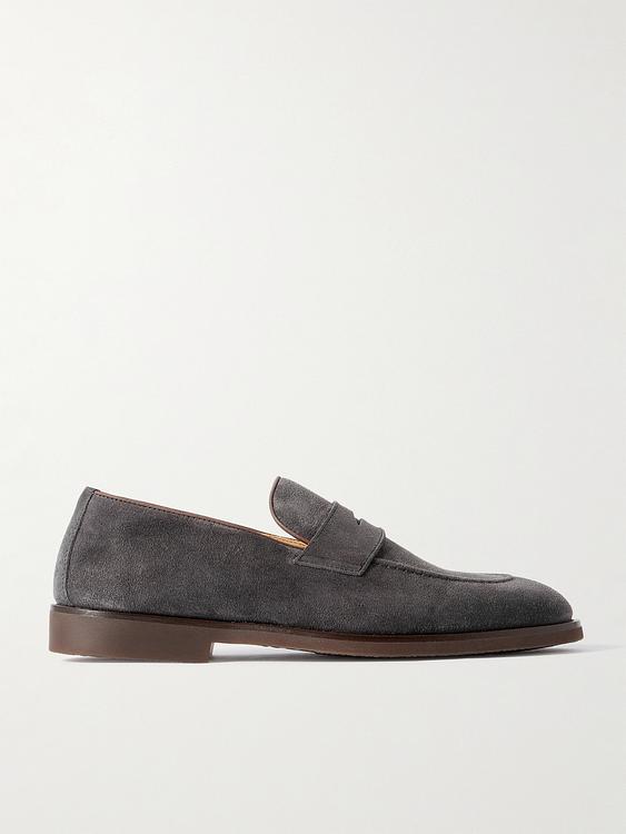 Dark brown loafers from Brunello Cucinelli