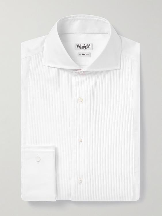 White business shirt from Brunello Cucinelli