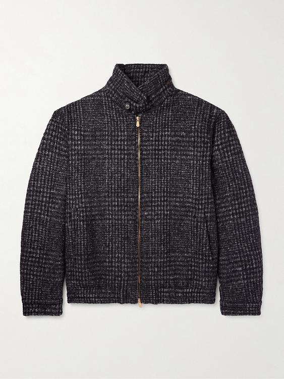 Black bomber jacket from Brunello Cucinelli