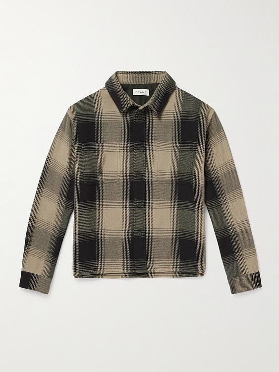 Checkered black casual shirt from Frame