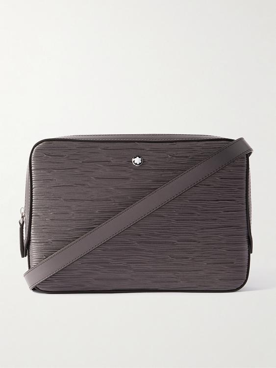 Dark brown shoulder bag from Montblanc