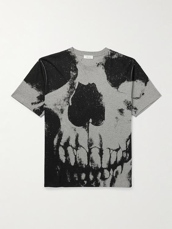 Print black t-shirt from Alexander Mcqueen