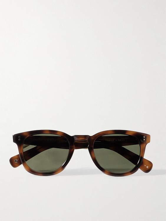 Dark brown d-frame sunglasses from Garrett Leight California Optical