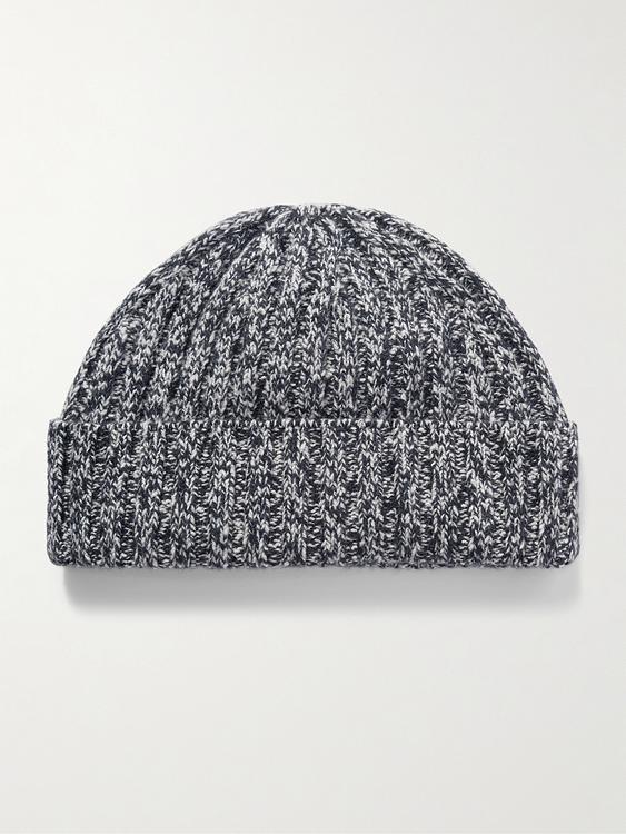 Dark grey beanie from Loro Piana