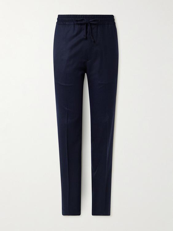 Black drawstring trousers from Kingsman
