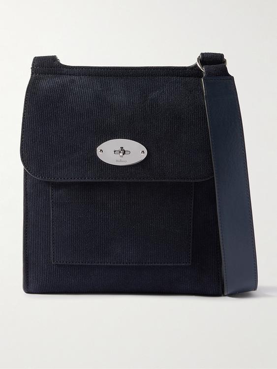 Dark blue shoulder bag from Mulberry