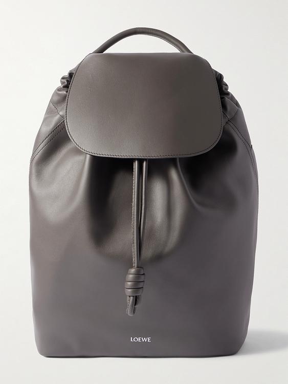 Dark brown backpack from Loewe