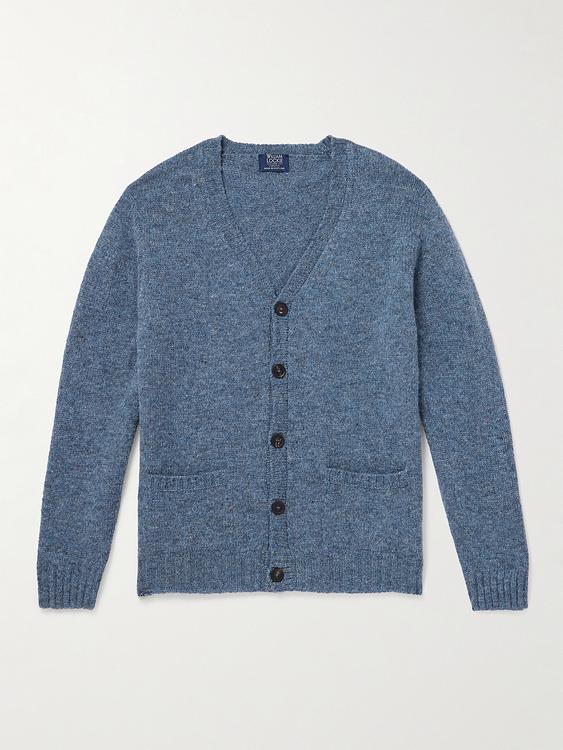 Dark grey cardigan from William Lockie