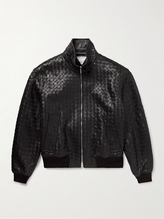 Black casual jacket from Bottega Veneta