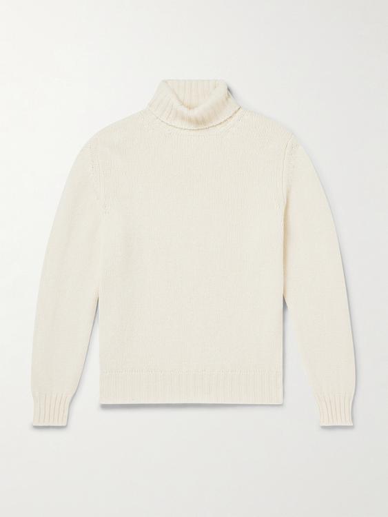 White turtleneck from William Lockie