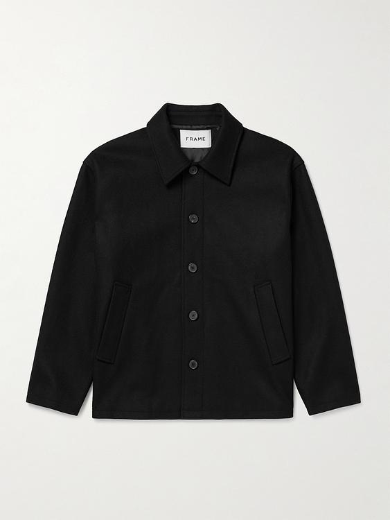 Black overshirt from Frame