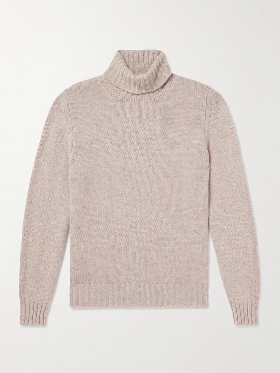 Beige turtleneck from William Lockie