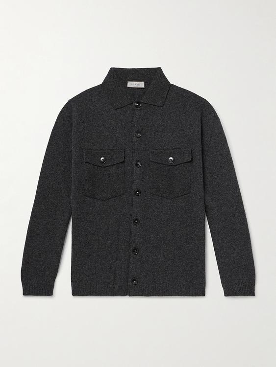 Black casual shirt from Canali