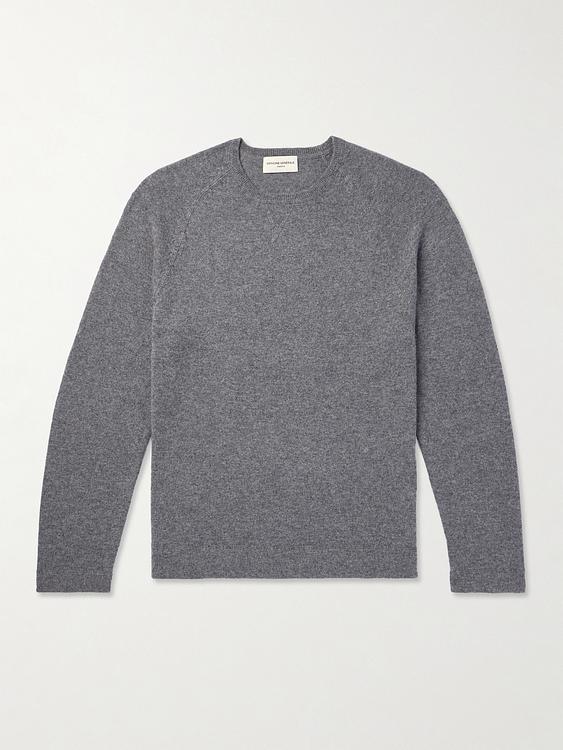 Grey cashmere sweater from Officine Générale