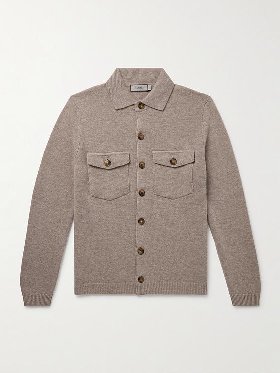 Grey overshirt from Canali