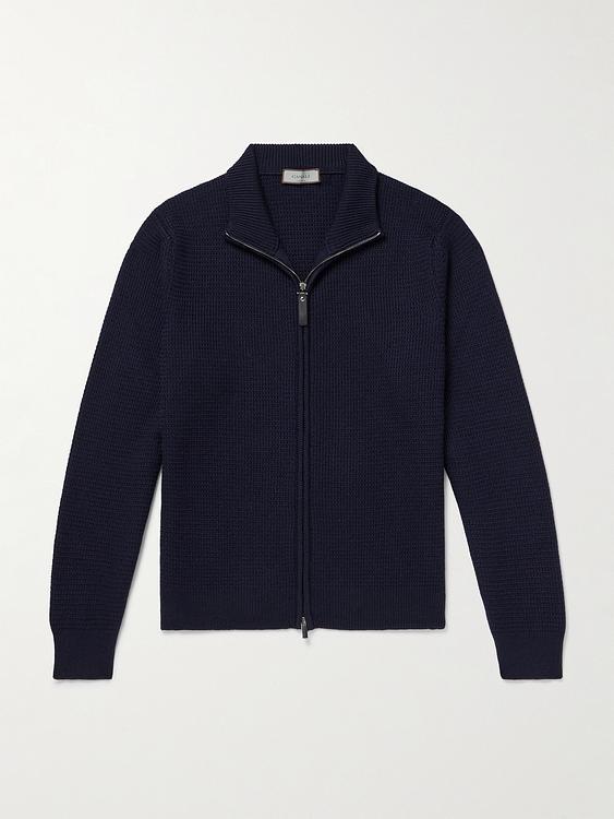 Black full-zip from Canali