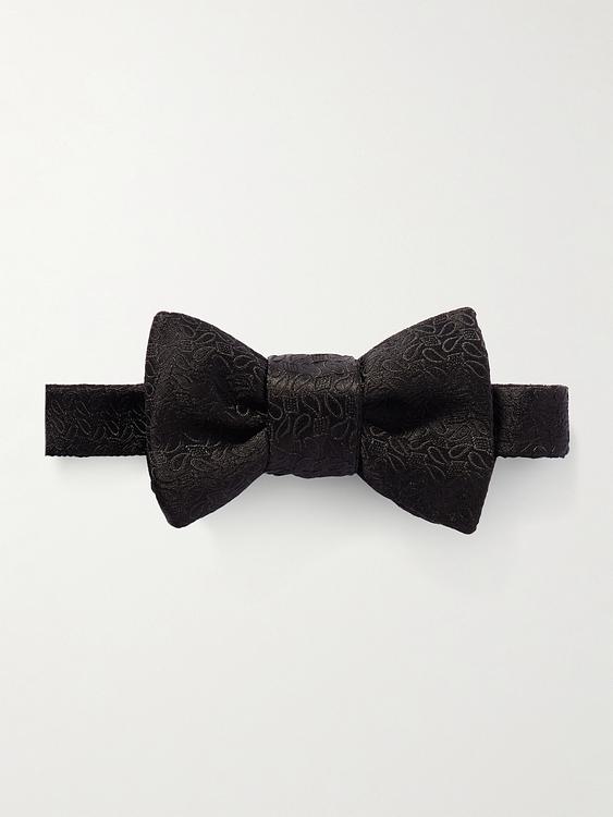 Black bow tie from Charvet