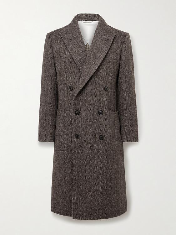 Dark brown coat from Purdey