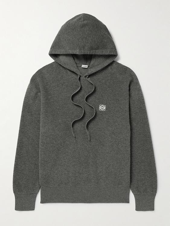 Dark grey hooded sweatshirt from Loewe