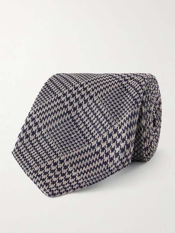 Grey tie from Anderson & Sheppard