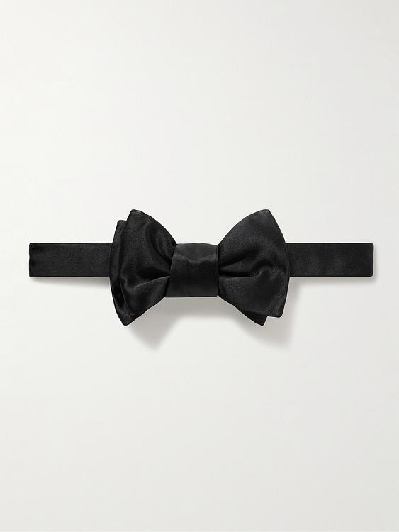 Black bow tie from Charvet