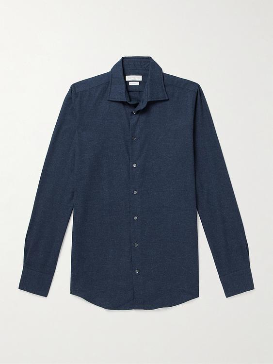 Dark blue casual shirt from Richard James