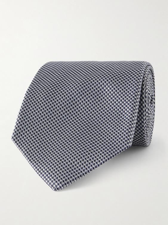 Grey tie from Anderson & Sheppard