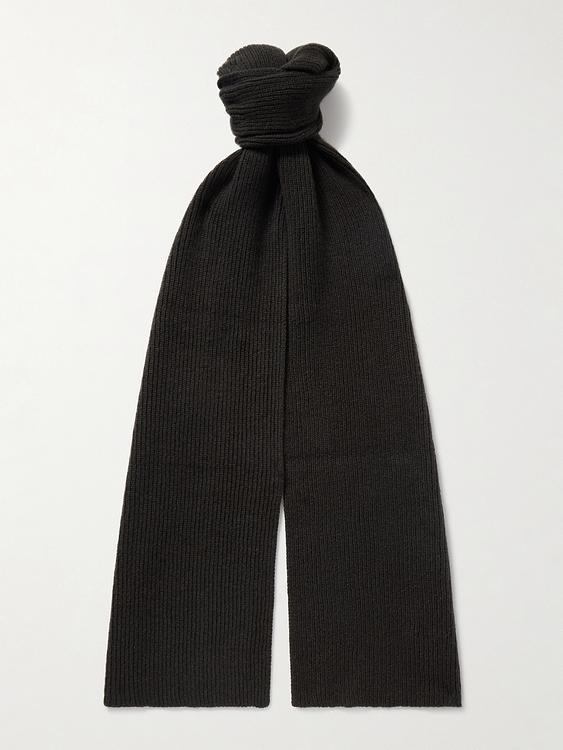Black scarve from Anderson & Sheppard