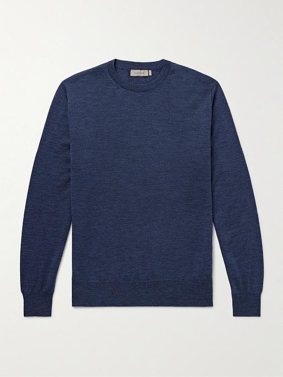 Dark blue sweater from Canali