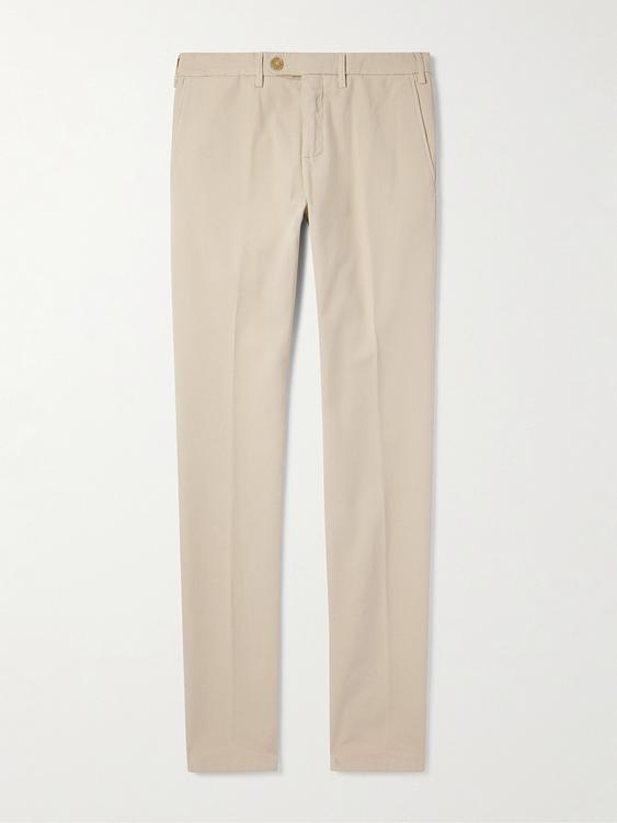 Beige chinos from Canali